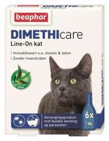 BEAPHAR DIMETHICARE LINE-ON KAT TEGEN VLOOIEN EN TEKEN