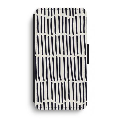 Moroccan stripes: iPhone XR Flip Hoesje