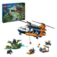 Lego LEGO City 60437 Jungleonderzoekers: Helikopter Bij De Basis - thumbnail