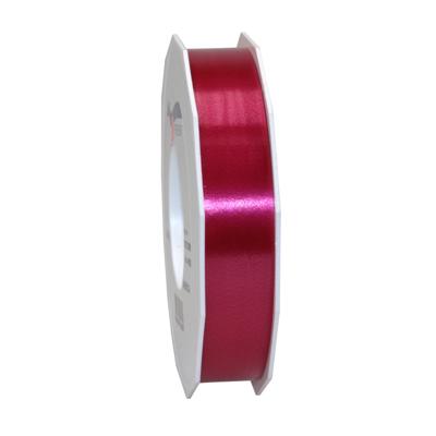 Cadeaulint/sierlint Satijn - 2,5 cm x 91 meter - bordeaux rood