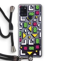 8-bit N°4: Samsung Galaxy A21s Transparant Hoesje met koord