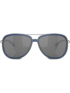 Oakley lunettes de soleil Split Time à monture pilote - Bleu