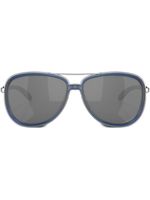 Oakley lunettes de soleil Split Time à monture pilote - Bleu - thumbnail