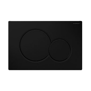 Geberit Sigma 01 drukplaat mat zwart