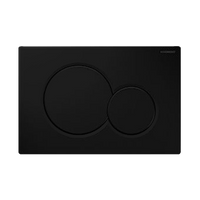 Geberit Sigma 01 drukplaat mat zwart - thumbnail