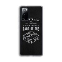 Life: Samsung Galaxy S20 FE / S20 FE 5G Transparant Hoesje