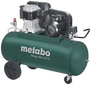 Metabo MEGA 650-270 D luchtcompressor 4000 W 520 l/min AC