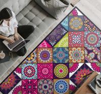 Tegelsamenstelling mozaïek vinyl tapijt