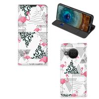 Nokia X20 | X10 | Hoesje maken | Flamingo Triangle