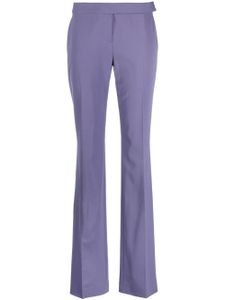 Stella McCartney pantalon slim à plis marqués - Violet