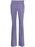 Stella McCartney pantalon slim à plis marqués - Violet