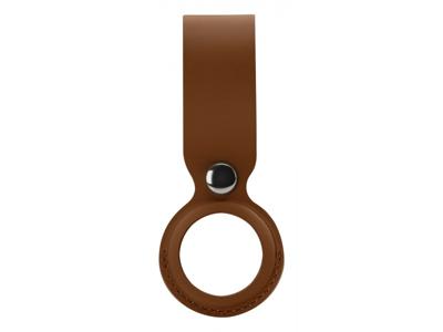 Xccess Xccess PU Leather Airtag Loop Brown