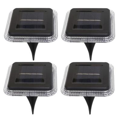 Buiten lampje/prik spots - 4x - solar verlichting - tuinpad/plant verlichting - LED - 10 cm Buiten lampje/prik spots - 4x - solar verlichting - tuinpad/plant verlichting - LED - 10 cm