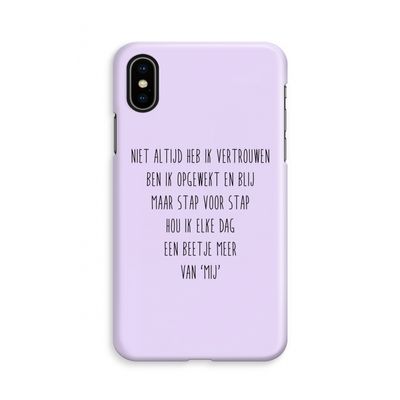 Zelfvertrouwen: iPhone Xs Volledig Geprint Hoesje
