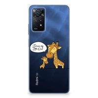 Xiaomi Redmi Note 11 Pro 5G Telefoonhoesje met Naam Giraffe