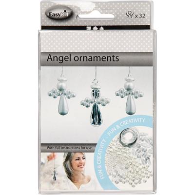 Creativ Company Engel ornamenten, h: 2,8 cm, 32 stuk/ 1 doos