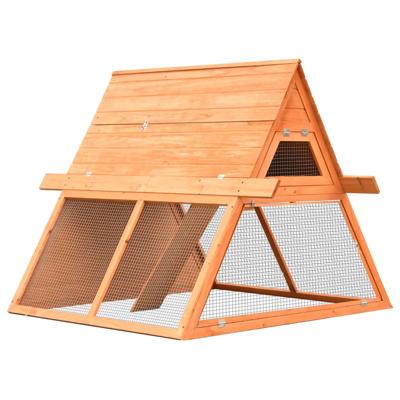 Konijnenhok 152x128x108 cm massief grenen- en vurenhout