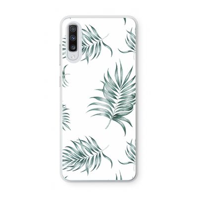 Simple leaves: Samsung Galaxy A70 Transparant Hoesje