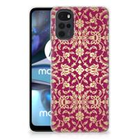 Siliconen Hoesje Motorola Moto G22 Barok Pink