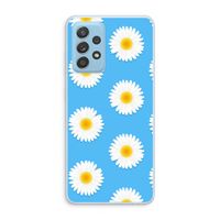 Margrietjes: Samsung Galaxy A73 Transparant Hoesje Margrietjes: Samsung Galaxy A73 Transparant Hoesje