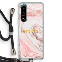 Feminist: Sony Xperia 5 III Transparant Hoesje met koord