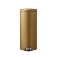 Brabantia NewIcon Pedaalemmer - 30 liter - kunstof binnenemmer - warm brass 238581
