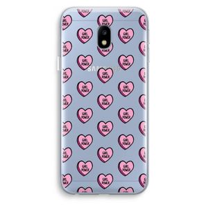 GIRL POWER: Samsung Galaxy J3 (2017) Transparant Hoesje