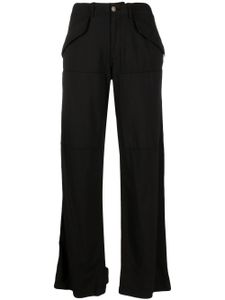 ETRO pantalon ample en laine à poches cargo - Noir