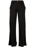ETRO pantalon ample en laine à poches cargo - Noir