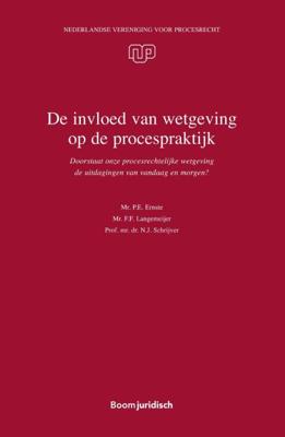 De invloed van wetgeving op de procespraktijk (Paperback)