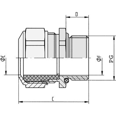 LAPP 52032520 Wartel PG9 Nikkel Nikkel 5 stuk(s)