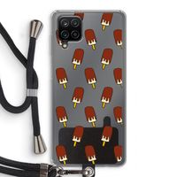 Yummy: Samsung Galaxy A12 Transparant Hoesje met koord Yummy: Samsung Galaxy A12 Transparant Hoesje met koord