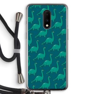 Diplodocus: OnePlus 7 Transparant Hoesje met koord