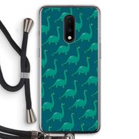 Diplodocus: OnePlus 7 Transparant Hoesje met koord