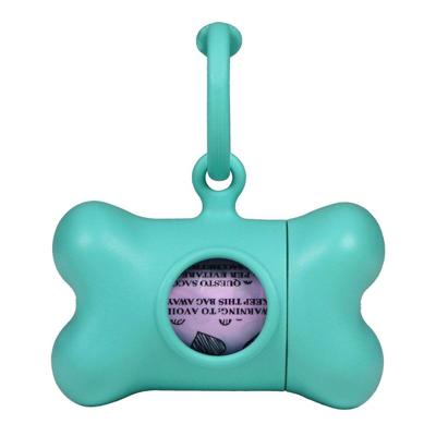 Hondetas Dispenser United Pets Bon Ton Nano Classic Hond Aquamarijn Gerecycled plastic (6 x 3 x 4 cm)