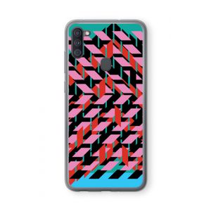 Skew Blush 2: Samsung Galaxy A11 Transparant Hoesje