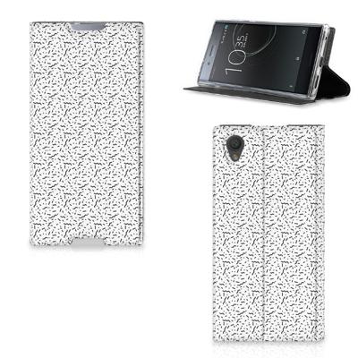 Sony Xperia L1 | Hoesje met Magneet | Stripes Dots