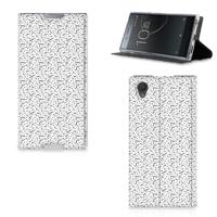 Sony Xperia L1 | Hoesje met Magneet | Stripes Dots