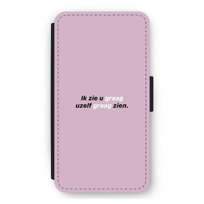 uzelf graag zien: iPhone 12 mini Flip Hoesje