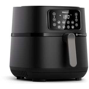 Philips Home HD9285/93 Airfryer 2000 W Appbased, Anti-aanbaklaag, BPA-vrij Zwart, Zilver