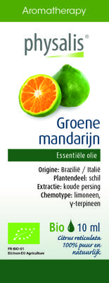 Physalis Aromatherapy Essentiële Oliën Groene Mandarijn Olie 10ml