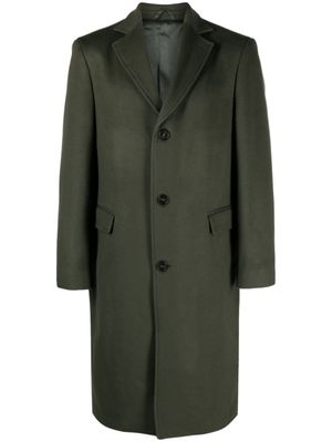 Officine Generale manteau Sirius à simple boutonnage - Vert