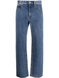 Alexander Wang jean droit à taille mi-haute - Bleu