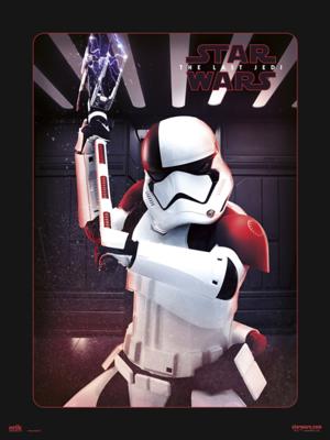 Kunstdruk Star Wars Vill Executioner Trooper 30x40cm