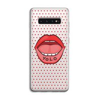 Yolo Denise: Samsung Galaxy S10 4G Transparant Hoesje