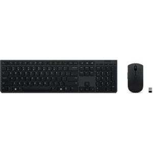 Lenovo 4X31K03968 toetsenbord Inclusief muis RF-draadloos + Bluetooth Belgisch, Engels Grijs