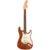 Fender American Performer Timber Stratocaster Mocha elektrische gitaar met deluxe gigbag