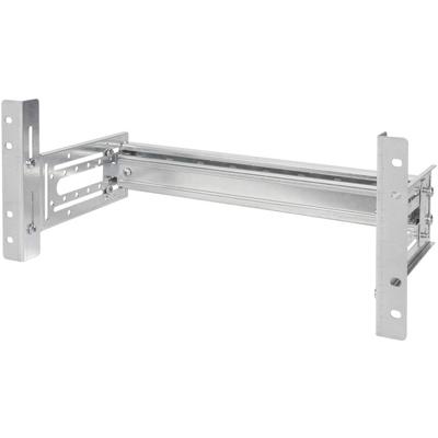 Digitus DN-19-DIN-4U Montagetoebehoren Schroefbevestiging, Front, Frontbevestiging, Behuizing, DIN-rails Zonder connectoren Zilver, Metaal
