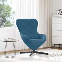 Hangstoel fluweel blauw