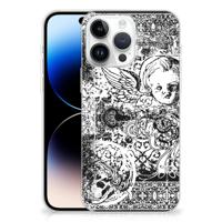Silicone Back Case iPhone 14 Pro Max Skulls Angel
